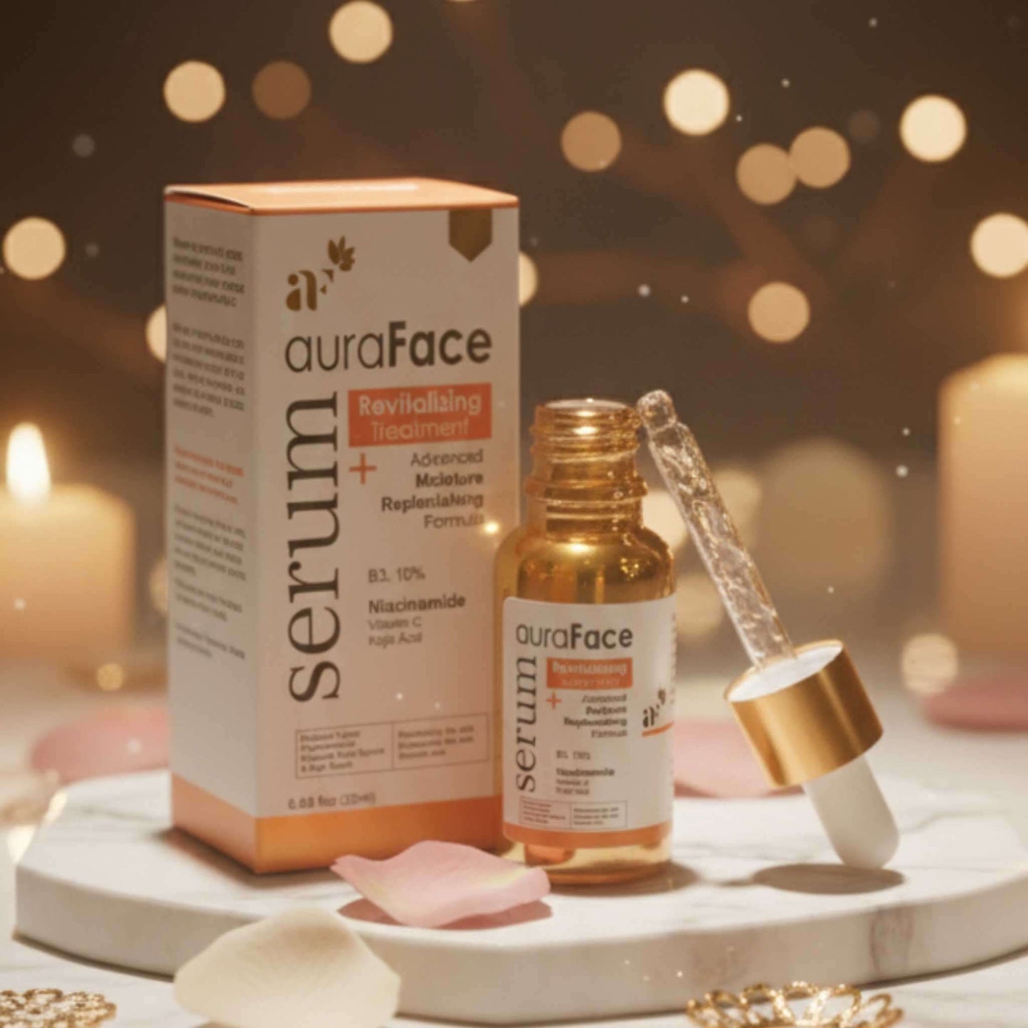 Pure Vante Niacinamide Serum for brightening, pore reduction, and smooth balanced skin.