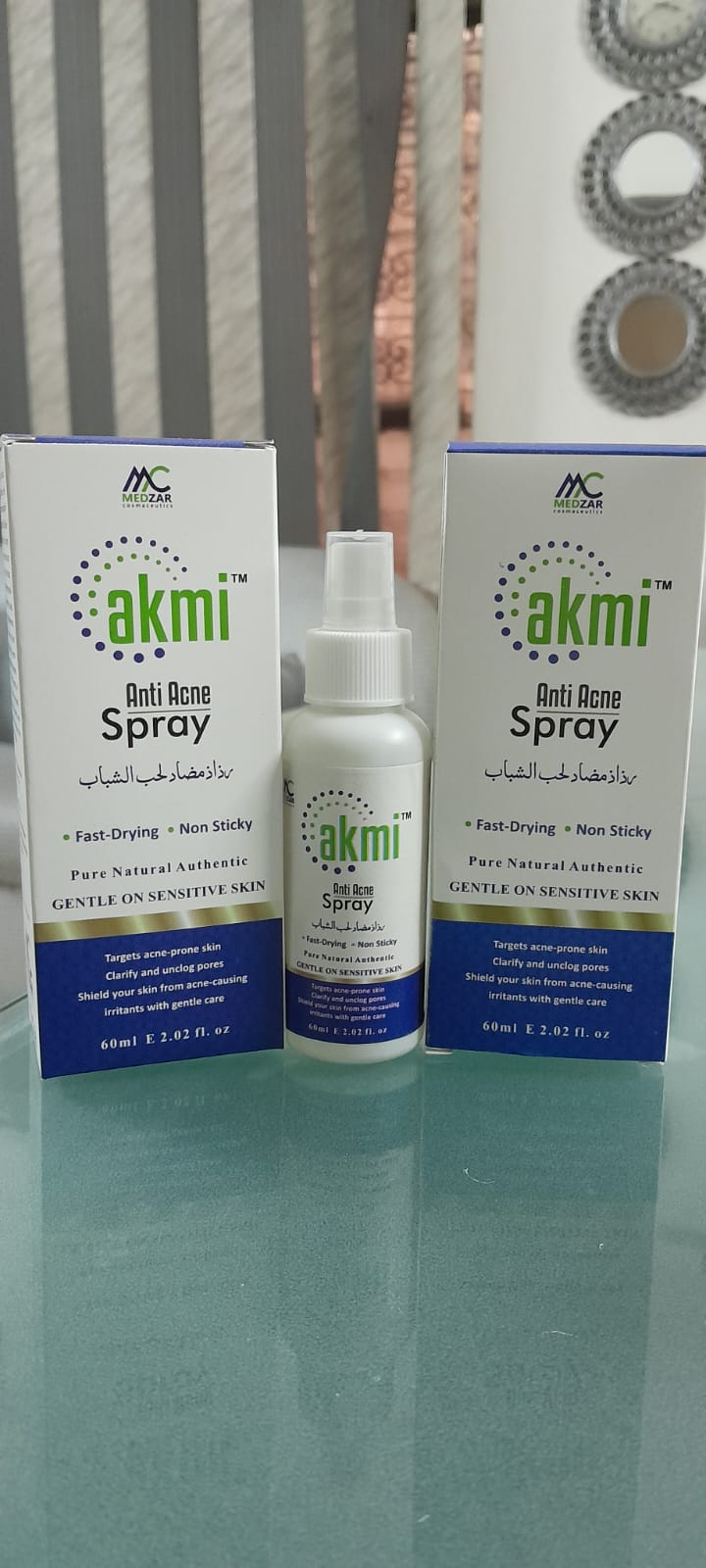 Akmi Anti-Acne Spray with Salicylic Acid for Oily & Acne-Prone Skin – Purevante Pakistan