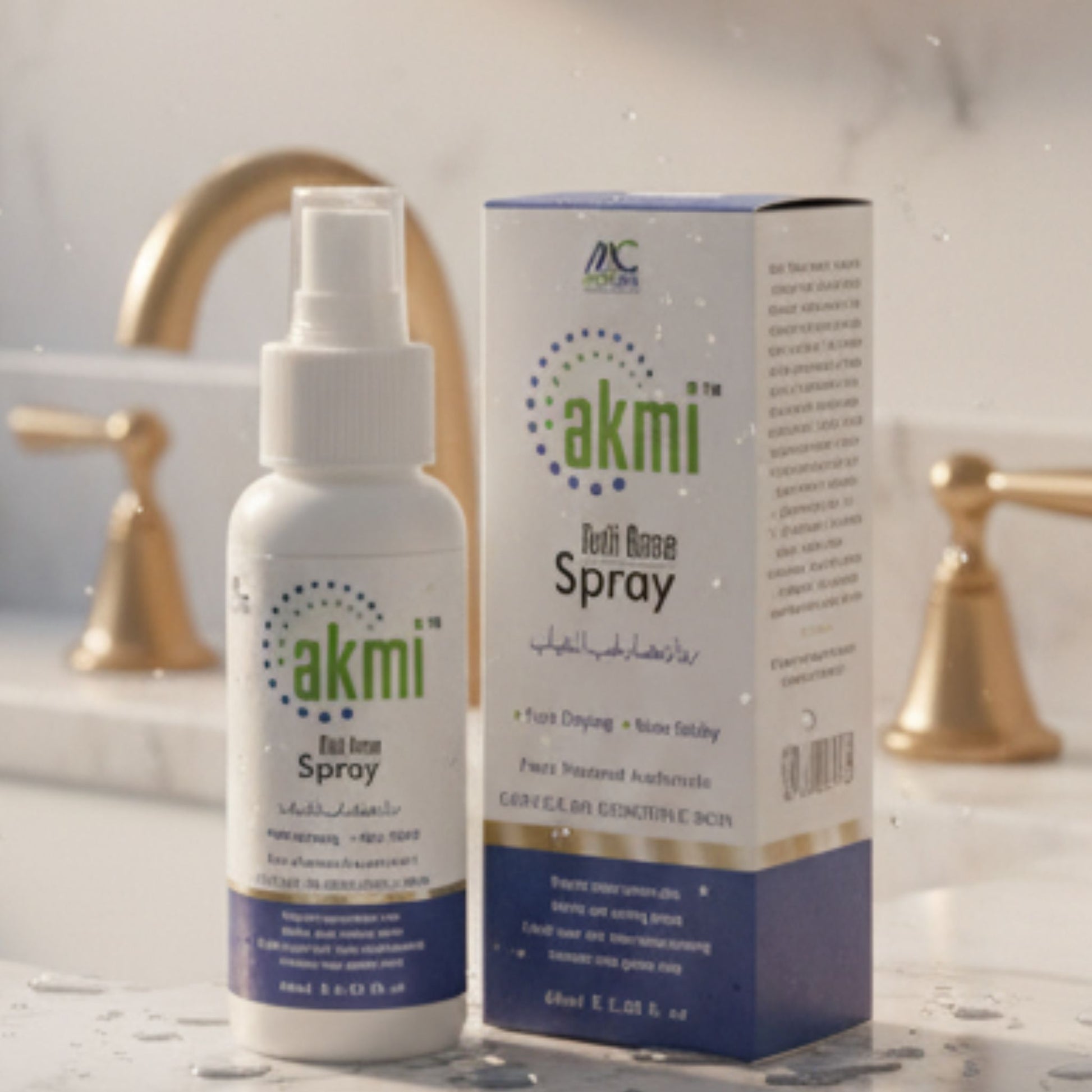 PureVante Akmi Anti Acne Spray for oily and acne-prone skin natural acne control mist with Salicylic Acid and Tea Tree Oil.