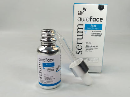 Aura Acne Face Serum with Niacinamide & Salicylic Acid – Lightweight Acne Treatment for Oily Skin – Purevante Pakistan